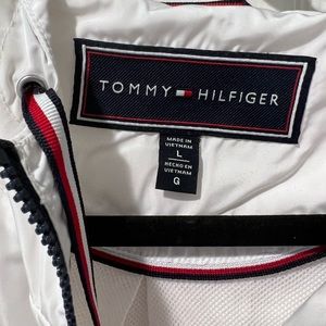 White Tommy Hilfiger windbreaker